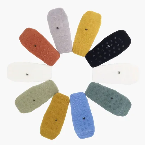 Miniatura 2 de Toddler Non Skid No Show Socks - Low Cut Anti Slip Grip Slippers for Baby Kids Boys Girls 10 Pairs