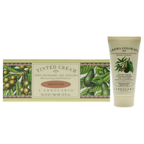 LErbolario Crema Tintada - Tono Avellana para Mujer - 1.6 oz Crema