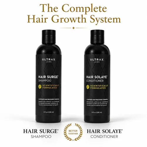 Miniatura 6 de Solace de cabello Ultrax Labs, cafeína pérdida de cabello pelo estimulante de crecimiento y acondicionador, 8 onzas líquidas Acondicionador 8 Fl Oz
