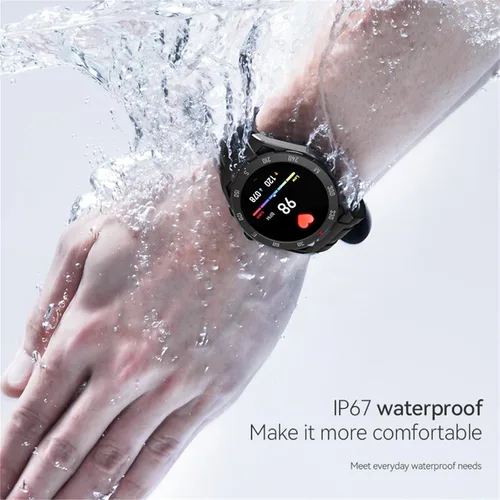 Miniatura 6 de Reloj inteligente F33 con auriculares 3 en 1 MP3 Bluetooth 1.43 pulgadas Smartwatch Auriculares inalámbricos incorporados Altavoz Rastreador