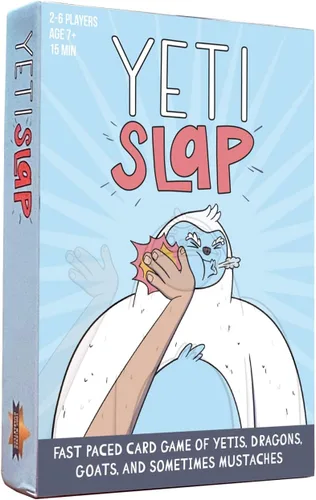 Yeti Slap - Juego de cartas divertido y competitivo con Yetis, los mejores juegos de cartas para familias, adultos, adolescentes y niños, gran
