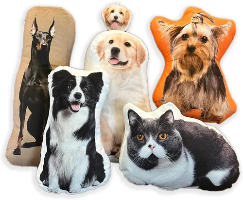 Almohadas personalizadas para mascotas genéricas, almohadas con foto personalizada, almohadas personalizadas con fotos, almohadas para mascotas