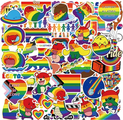 Miniatura 4 de Pegatinas de Orgullo Trans, 50 PIEZAS Adhesivos Transgénero FTM al Por Mayor para Accesorios de Celebración de Orgullo Trans, Desfiles, Decoración