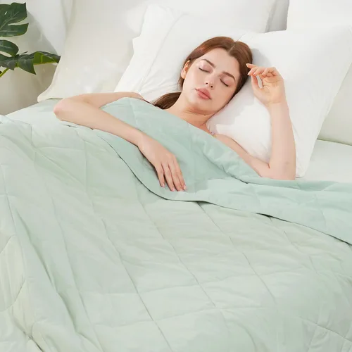 Miniatura 12 de Manta refrescante Cozy Bliss para personas que duermen calientes tamaño Queen, Q-Max 0.45 Confort refrescante, mantas frías para sudores nocturnos