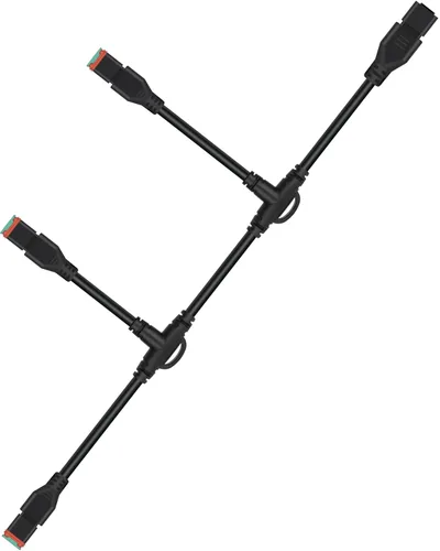 Miniatura 11 de Conectores de arnés de cableado macho hembra estilo DT, 2 juegos de adaptadores de cable de goma de 14 AWG, 2 pines Plug and Play para barra de luz