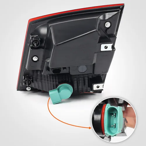 Miniatura 5 de Conjunto de luz trasera interior compatible con Dodge Journey 2011-2020 Luz trasera LED interior trasera izquierda del lado del conductor