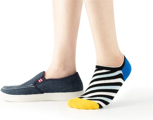 Miniatura 5 de SEESILY Calcetines invisibles para hombres y mujeres, corte bajo con agarre antideslizante, calcetines invisibles para zapatos Oxford, talla 7-12, 5