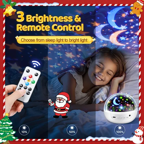 Miniatura 4 de COOLNIGHT Decoración de habitación para niños, 93 iluminación+3 películas, decoración de habitación infantil, control remoto+regulable+luz nocturna
