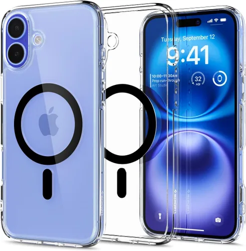 Miniatura 213 de Spigen Funda para iPhone 13 Mini, ultra híbrida MagFit [antiamarilleo] [compatible con Magsafe] - Transparente