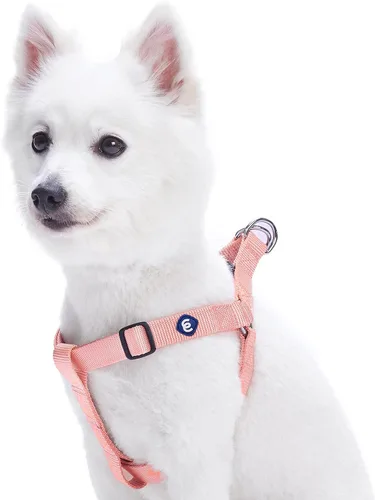 Miniatura 28 de Blueberry Pet Essentials Step-in - Arnés para perro, tamaño mediano, chaleco ajustable rosa fucsia, nailon sólido clásico para perros machos