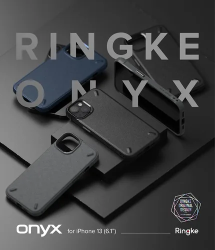 Miniatura 9 de Ringke Onyx - Funda compatible con iPhone 13, silicona flexible extremadamente resistente, tipo TPU a prueba de golpes, cubierta de protección