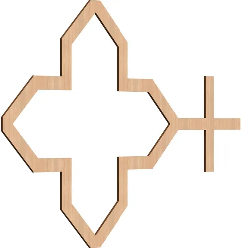 Miniatura 41 de Laird Paneles decorativos de pared de madera con calado, extra pequeños, 13/8 pulgadas de ancho x 7 3/8 pulgadas de alto x 1/4 pulgadas de alto