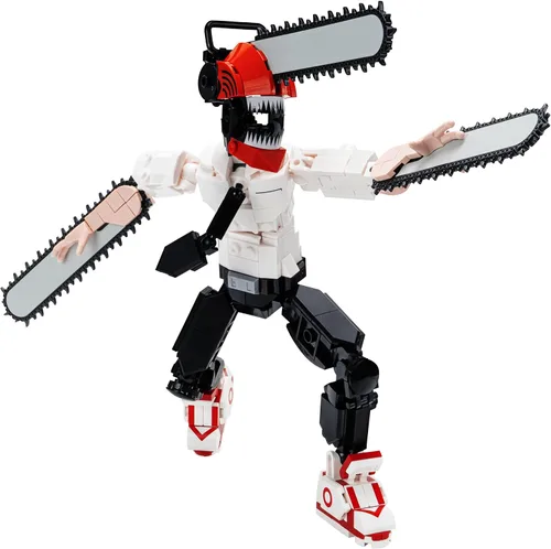 Miniatura 3 de BLDR Chainsaw Man Figura de Acción Construible Conjunto de Construcción 0040-10 Pulgadas Figura Articulada Construible con 311 Piezas