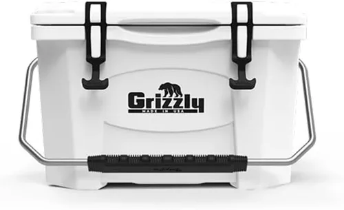 Miniatura 22 de Grizzly 20 Cooler Cofre de hielo de 20 cuartos de galón duradero con aislamiento rotomoldeado Fabricado en Estados Unidos Garantía de por vida