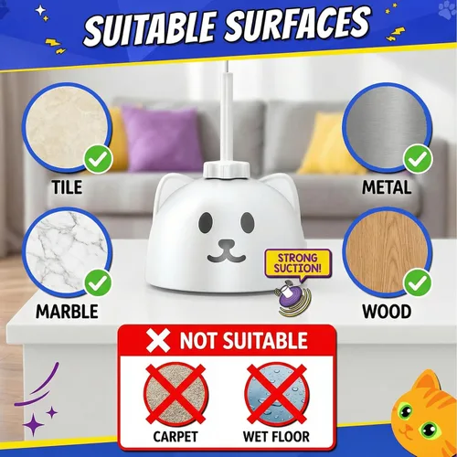 Miniatura 8 de CATPICK Juguetes interactivos para gatos de interior, juguete eléctrico automático de plumas de pájaro volador – El mejor juguete de enriquecimiento