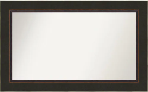 Miniatura 140 de Amanti Art Espejo personalizado, espejo de baño de bronce Milano, espejo de pared o espejo de tocador de baño sobre el fregadero