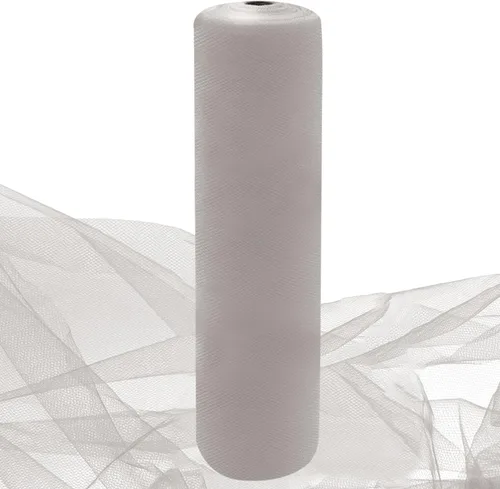 Miniatura 62 de Rollos de tela de tul dorado antiguo de 54 pulgadas por 10 yardas, rollo de tela de tul para bodas, decoraciones de Navidad, envoltura de regalos