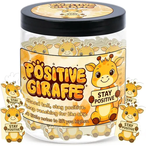 Miniatura 13 de Tarro de Manzanas Positivo con 60 Tarjetas de Afirmación Diaria, Regalo de Apoyo Emocional de Manzanas, Tarjetas de Manzanas, Regalos Divertidos