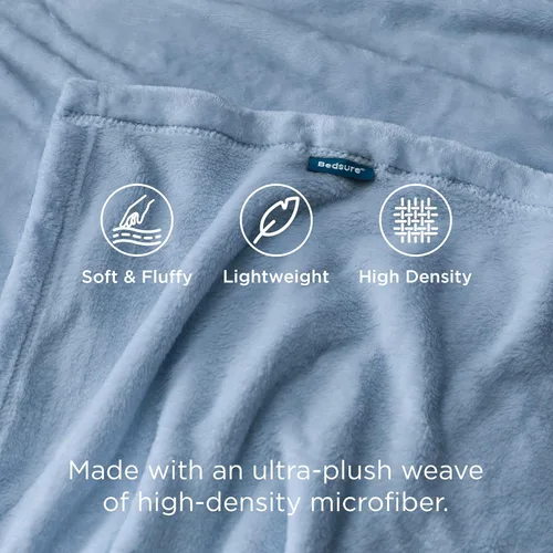 Miniatura 4 de Bedsure GentleSoft Manta de Forro Polar Twin XL para Dormitorio - Mantas Ligeras Suaves y Acogedoras para Cama, Sofá, Sillón, Viajes, Campamento
