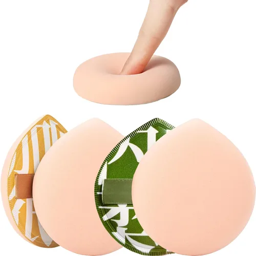 Miniatura 8 de 2 esponjas de maquillaje, esponjas de maquillaje con asas, estuches de maquillaje para cremas y polvos de base (hongo A)