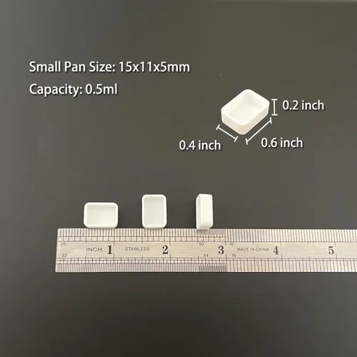Miniatura 2 de Sartenes de acuarela vacías con rayas magnéticas, 100 piezas de plástico blanco de 0.0 fl oz, kits de sartenes para bricolaje, acuarelas