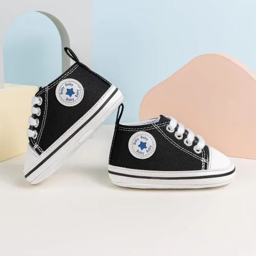 Miniatura 10 de KIDSUN zapatos deportivos altos hasta el tobillo para bebés, niños y niñas con suela antideslizante, suaves, para recién nacidos, zapatos