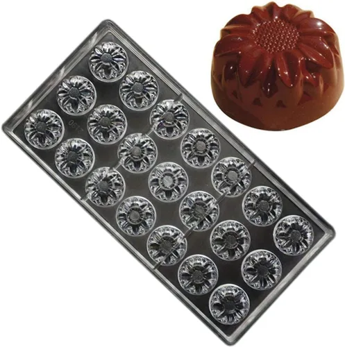 Miniatura 7 de Molde de Policarbonato para Chocolate Molde de Caramelo DIY Plástico Duro Transparente Utensilios de Repostería Herramientas de Pastelería 4