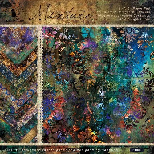 Miniatura 19 de YASMEN Bloc de papel para álbum de recortes de Navidad, 6 x 6 pulgadas, cartulina de una sola cara para hacer tarjetas, diarios, planificador