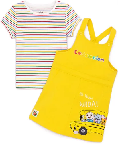 Miniatura 2 de Cocomelon Vestido Pinafore para niños y niñas camiseta de Dungaree