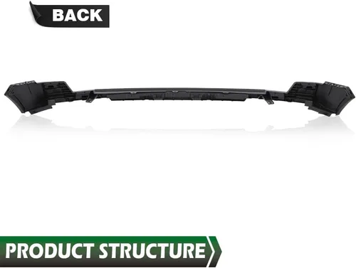 Miniatura 9 de GRAND ORANGE Cubierta de parachoques trasero imprimada compatible con Chevy Aveo Sedan LS LT 2007 2008 2009 2010 2011 95978858 GM1100791 negro
