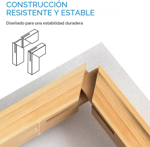 Miniatura 2 de Gotideal Lienzo para pintura, paquete de 14 unidades, lienzo de pintura estirado, lienzos de pintura en blanco para acrílico, óleo, suministros