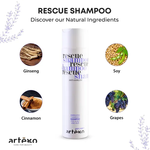 Miniatura 3 de Artègo Easy Care T Rescue Shampoo (8.5 fl oz) – Prevención de pérdida de cabello y fórmula fortalecedora