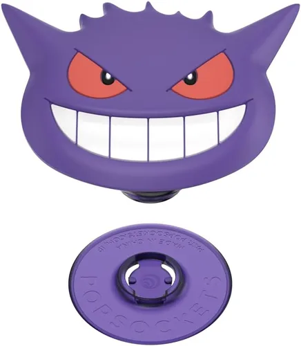 Miniatura 4 de PopSockets Agarre para teléfono con soporte expansible, agarre adhesivo, PopOut, Pokémon - Cara de Gengar