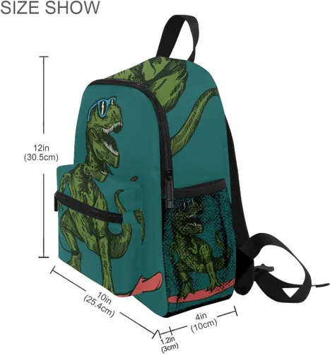 Miniatura 9 de Mochila para niños con patrón de erizo para niños pequeños y niñas de 3 a 7 años