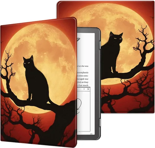 Miniatura 94 de Funda para Kindle básico de 6 pulgadas (11.ª generación), múltiples ángulos, piel sintética, delgada, con función de encendido y apagado automático