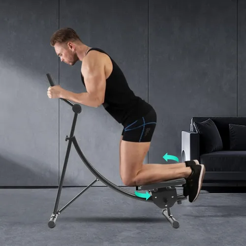 Miniatura 4 de Equipo de entrenamiento de abdominales para gimnasio en casa, máquina de fitness abdominal, máquina de ejercicios abdominales y núcleo plegable