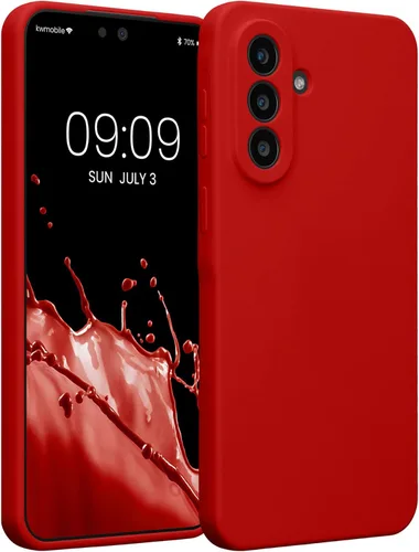 Miniatura 191 de kwmobile Funda compatible con Samsung Galaxy A13 4G - Funda delgada de silicona TPU - Acabado suave al tacto - Amarillo radiante
