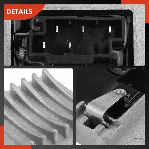 Miniatura 7 de A-Premium Resistencia del motor del ventilador trasero del calentador HVAC compatible con vehículos Mercedes-Benz - ML320, ML350, ML430, ML500