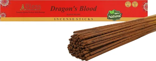 Miniatura 44 de Bless International varillas de incienso 100 % natural hechas a mano, sumergidas a mano, el mejor aroma Incienso y mirra