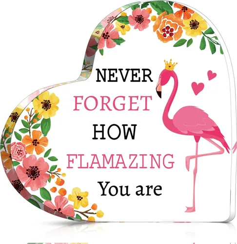 Miniatura 9 de Kathfly Regalos de elefante para mujeres, suministros de oficina, decoración de escritorio, recuerdo de corazón acrílico, regalo inspirador