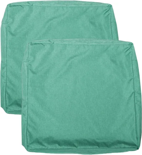 Miniatura 17 de Fundas para cojines de asiento de patio, fundas deslizantes lavables de repuesto, funda impermeable para cojines de silla de muebles al aire libre