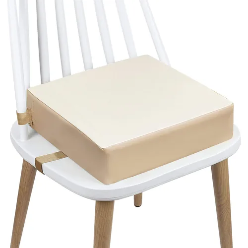 Asiento elevador para niños o niñas, con hebilla de seguridad, lavable, de poliuretano, con 2 correas, para mesa de comedor, cojín elevador para