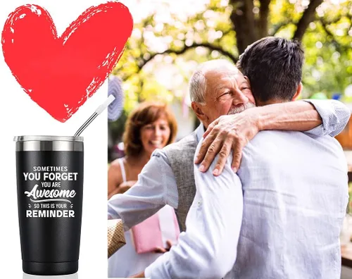 Miniatura 8 de Regalos del día de San Valentín para él, hombres y esposos, impresionante taza de café, regalos inspiradores de cumpleaños y vacaciones para 9. Negro