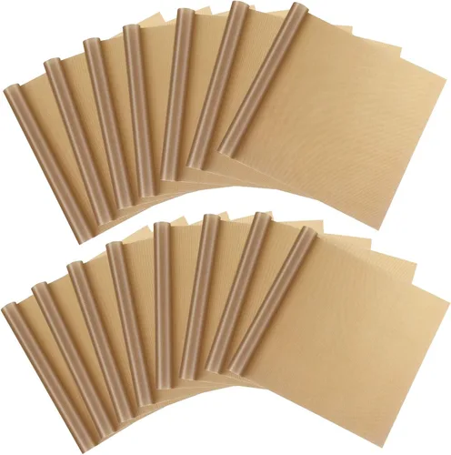 Hoja de teflón para prensa de calor, paquete de 15 hojas de cubierta de transferencia de calor selizo resistentes al calor para Cricut Iron HTV