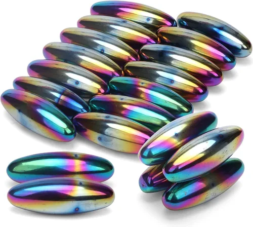 Miniatura 6 de Huevos de serpiente con cascabeles magnéticos para adultos, juguete magnético ovalado para rodar con la mano para hombres, compatible con masilla