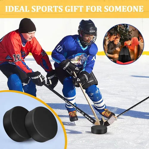 Miniatura 4 de Mototo 8/16 PIEZAS Discos de hockey de espuma, discos de hockey sobre hielo para práctica y entrenamiento clásico en suelo interior, juego deportivo
