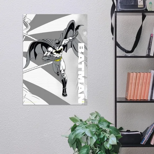 Miniatura 4 de MIGHTYPRINT DC Comics – Liga de la Justicia – Batman legendario 2 – Cinturón Batarang – Arte de pared duradero de 17 x 24 pulgadas – No hecho