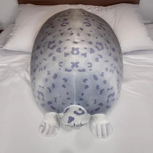 Miniatura 8 de Pineapple Almohada de Peluche de Foca, Peluche Gigante de Animal de Peluche, Juguetes de Peluche Suaves de Foca de Peluche, Peluches Lindos Jumbo