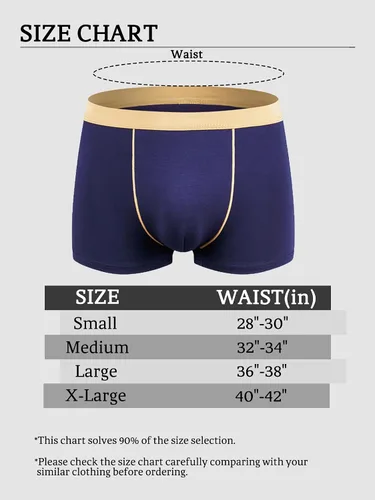 Miniatura 7 de DingLu Ropa interior para hombre, transpirable, suave, ropa interior cómoda de viscosa, paquete de 3