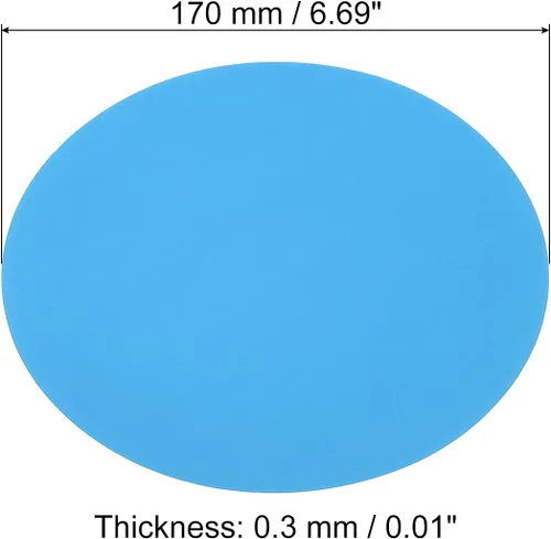 Miniatura 61 de PATIKIL Papel de cartón redondo de 5.9 pulgadas, 25 unidades de círculos de disco en blanco para decoración de fiestas, manualidades, manualidades